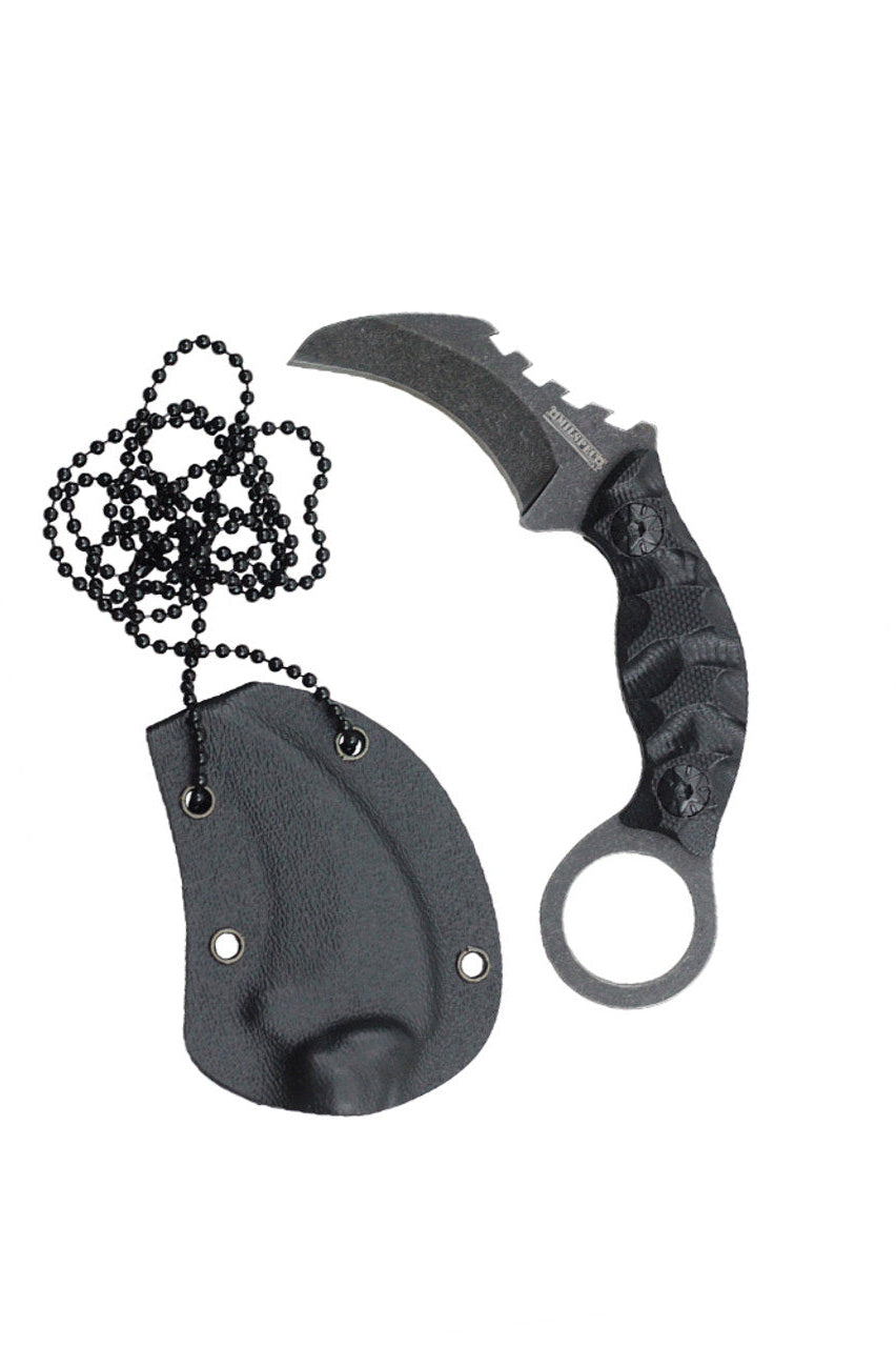 4.5" Karambit Tactical Stone-Washed Necklace Knife – Precision, Durability & Stealth