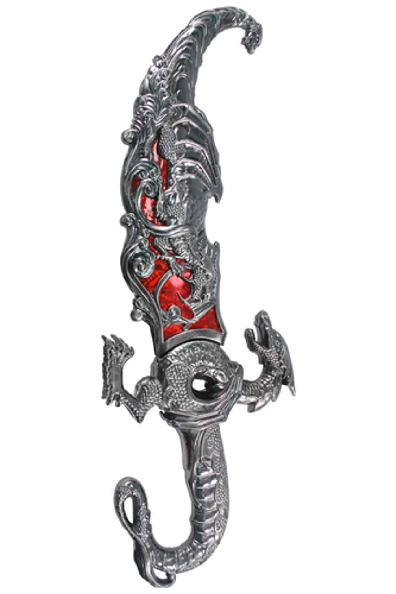 Fighting Dragon Fantasy Dagger – Small Edition (Red) | Legendary Design & Fierce Detail