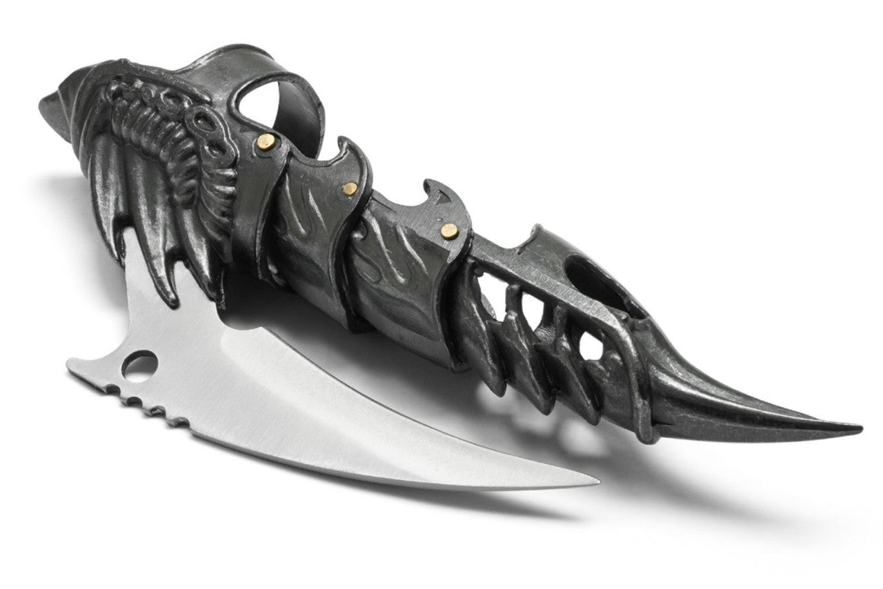 5.25" Bladed Finger Metal Armor | Unique Finger Blade