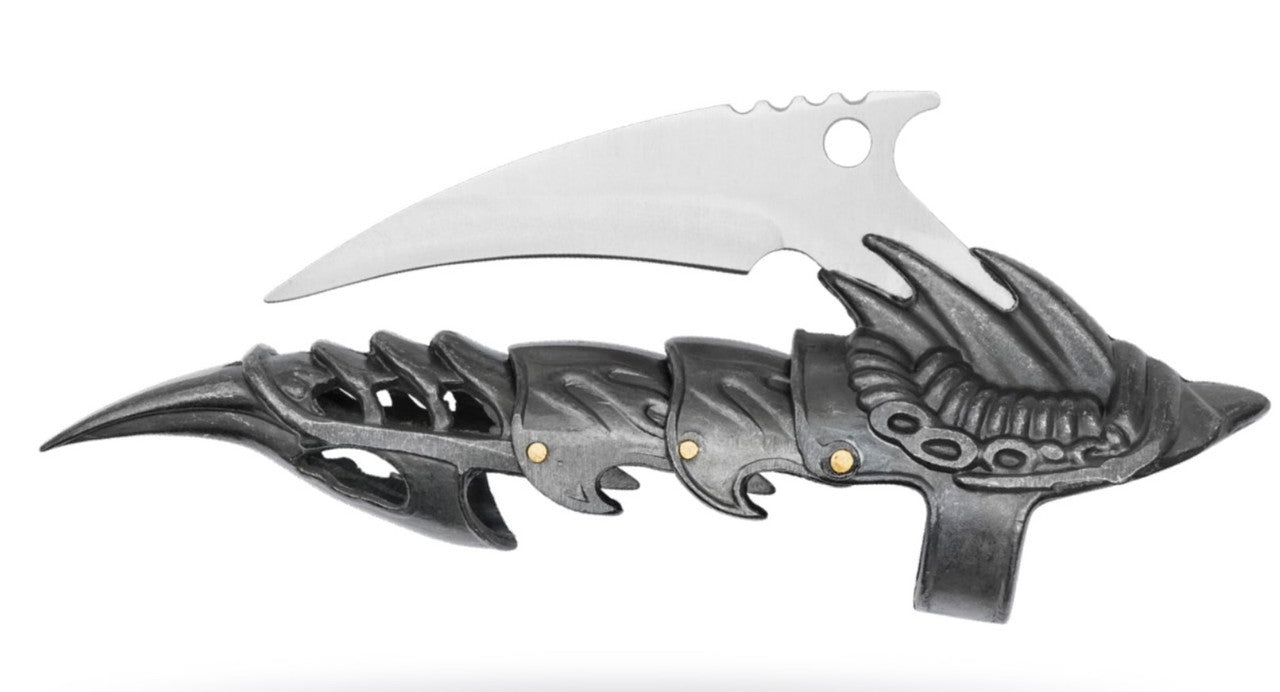 5.25" Bladed Finger Metal Armor | Unique Finger Blade