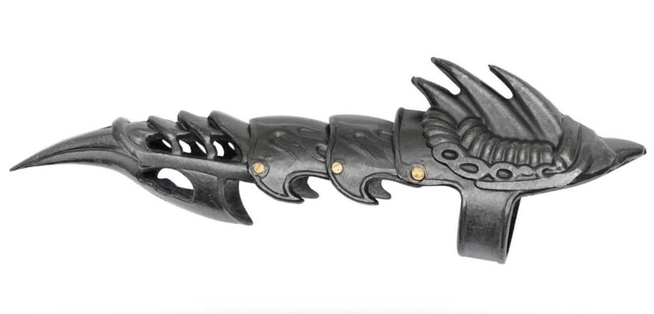 5.25" Metal Finger Armor | Fantasy Cosplay & Collectible