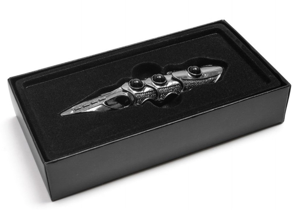 4.5" Jeweled Finger Armor | Stainless Steel Statement Piece