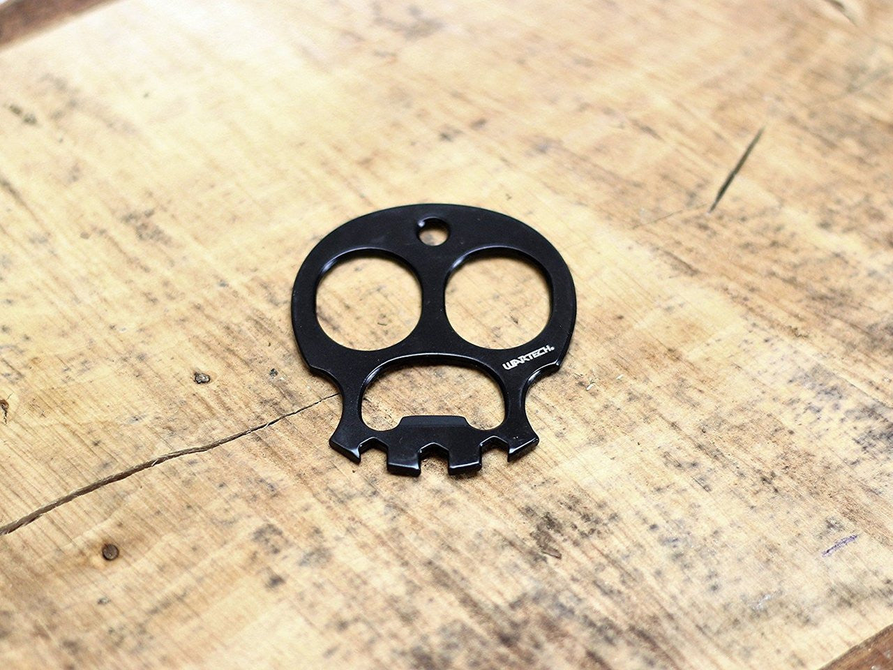 Wartech Skull Key Chain Bottle Opener – Black