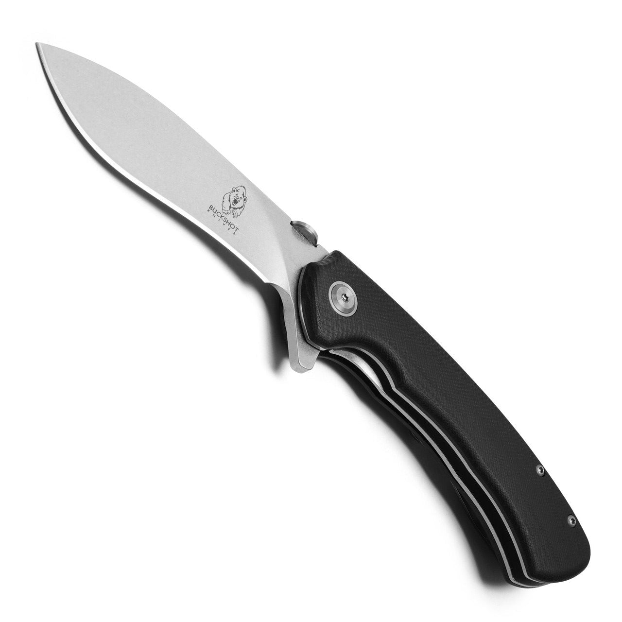8.75" Black Textured D2 Pocket Knife – Rugged & Precision-Crafted