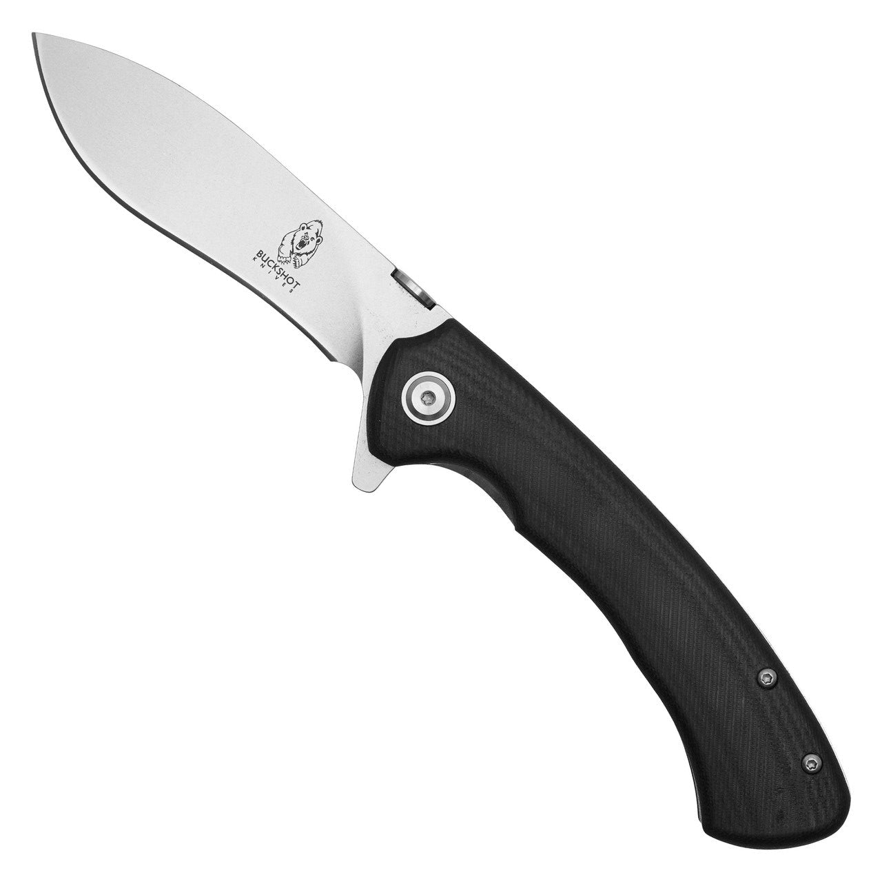 8.75" Black Textured D2 Pocket Knife – Rugged & Precision-Crafted