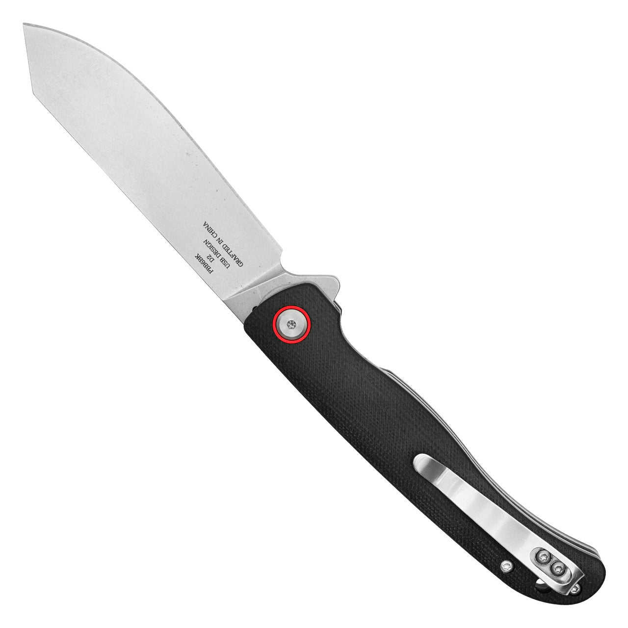 Durable Pocket Knife | Black D2 Pocket Knife | Knife Plug
