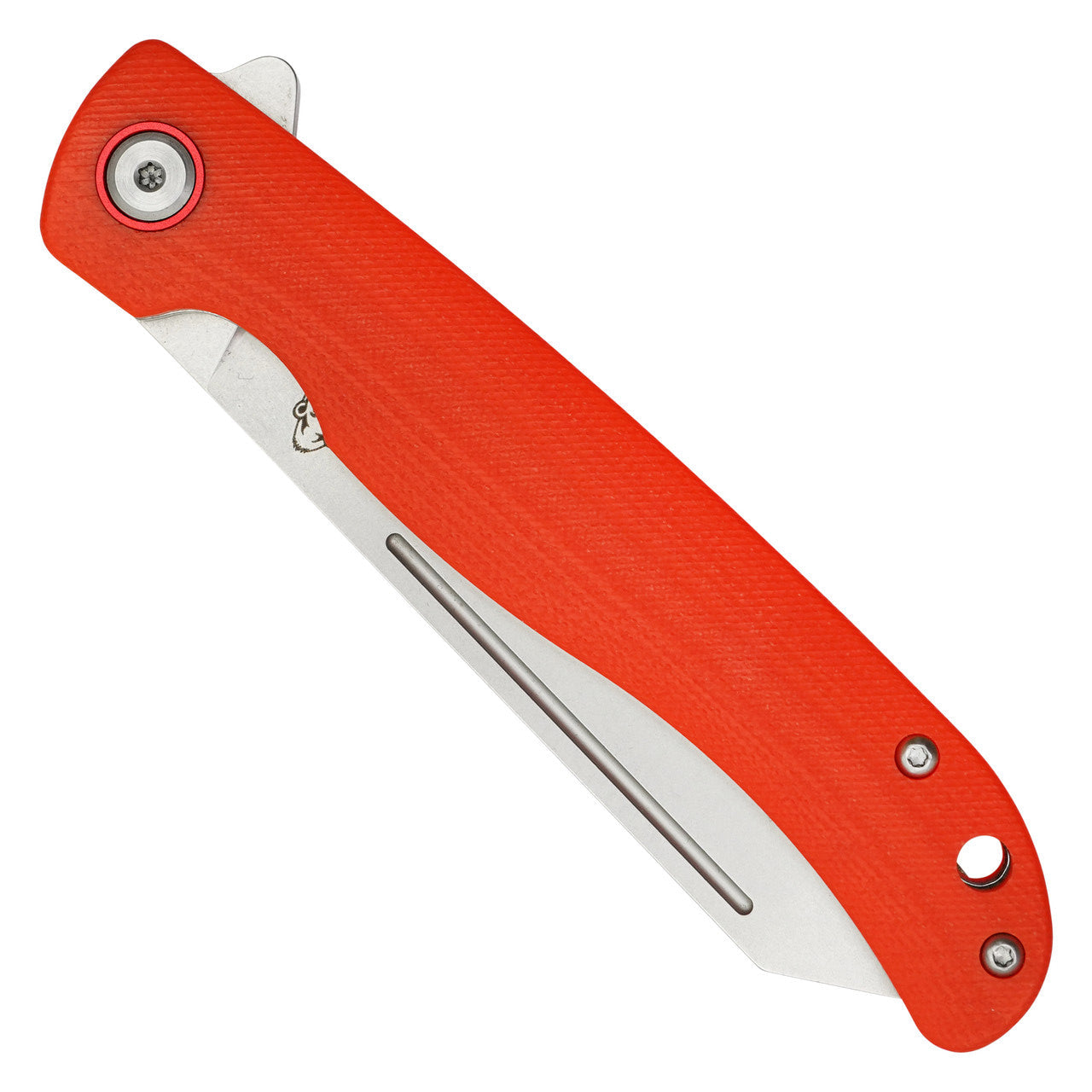 8.75" Orange D2 Pocket Knife – High-Performance with a Bold Look