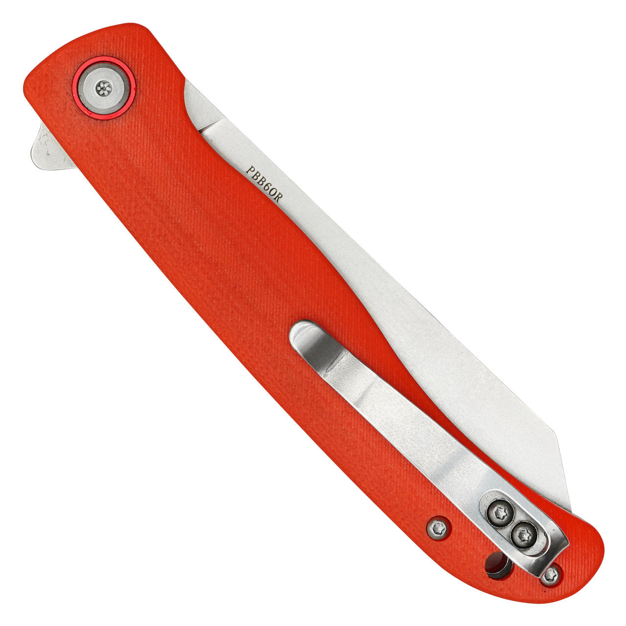 8.75" Orange D2 Pocket Knife – High-Performance with a Bold Look