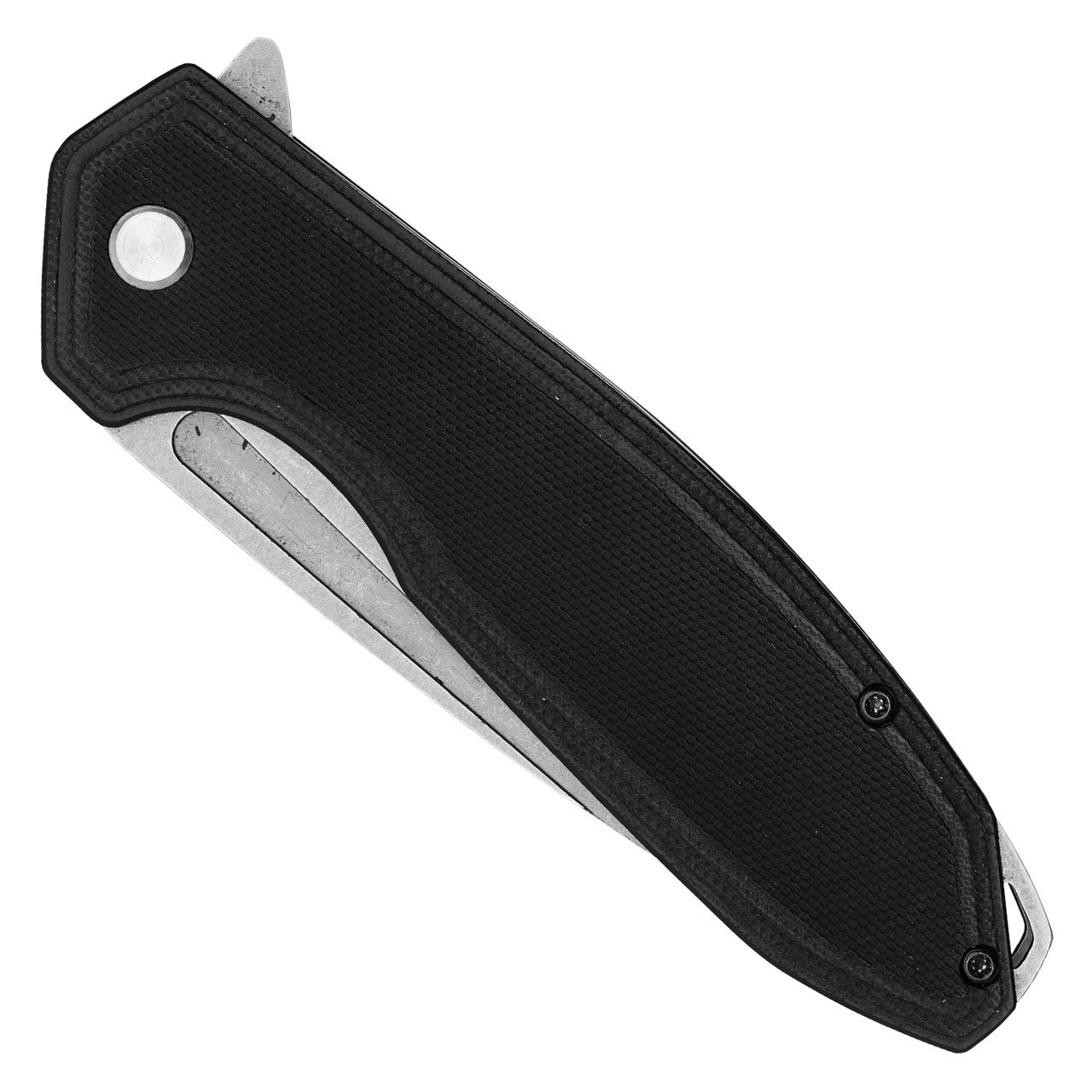 8.5" Black D2 Pocket Knife – Tactical Strength with a Sleek Design