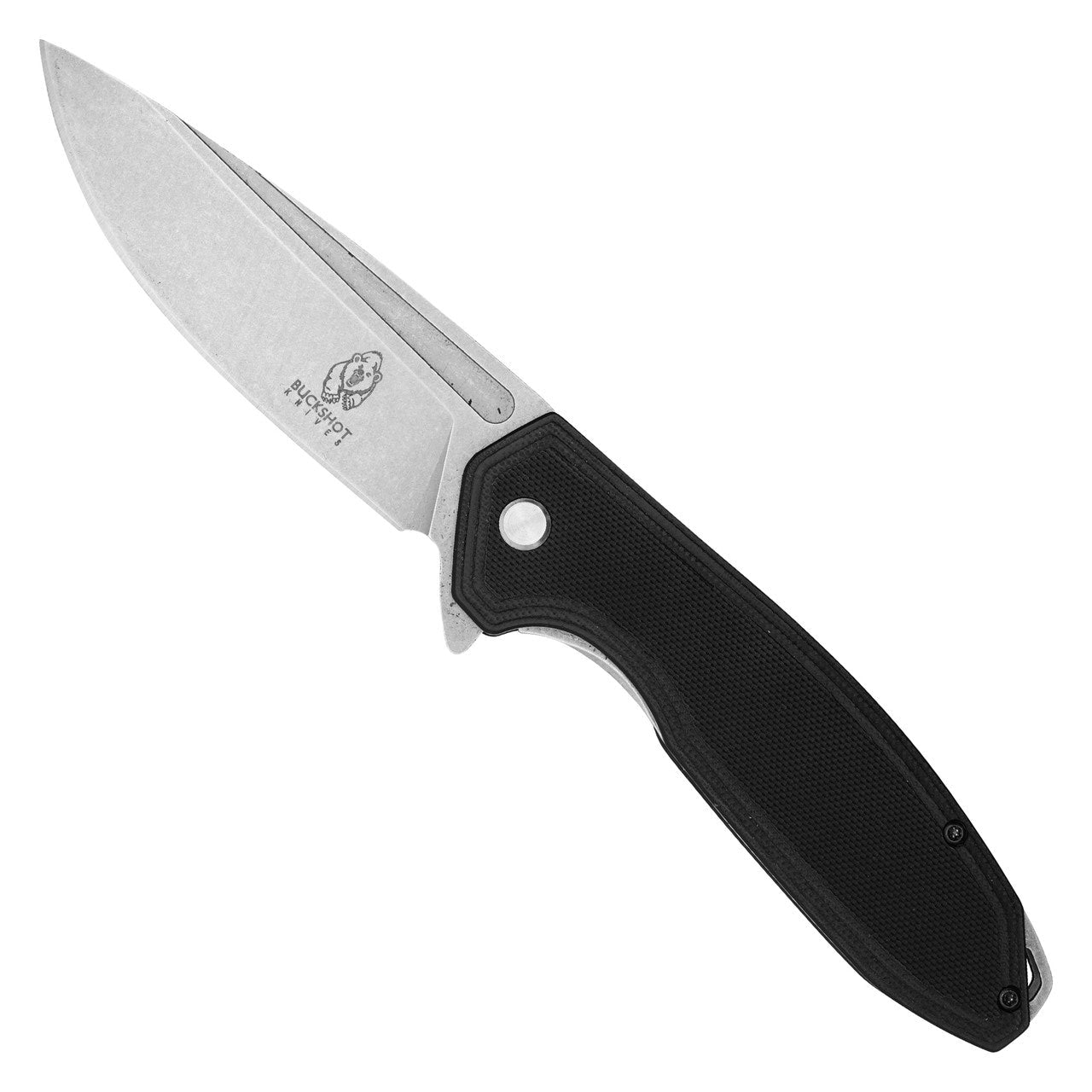 8.5" Black D2 Pocket Knife – Tactical Strength with a Sleek Design