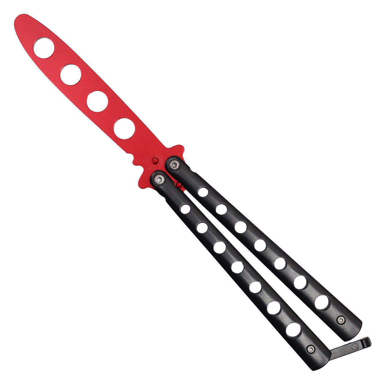 Butterfly Trainer – Red | Safe & Stylish Practice Knife
