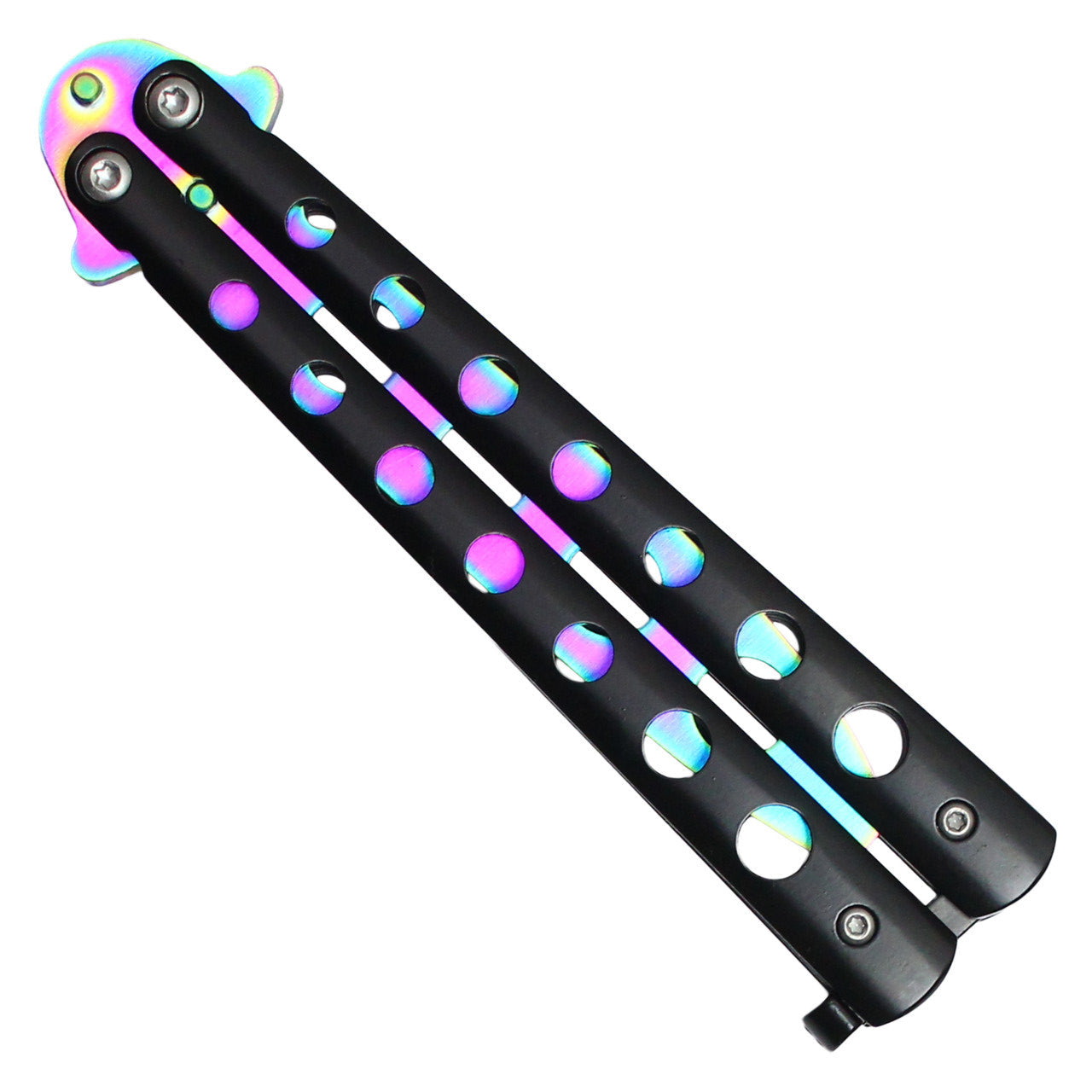 Butterfly Trainer – Rainbow | Safe & Stylish Practice Knife
