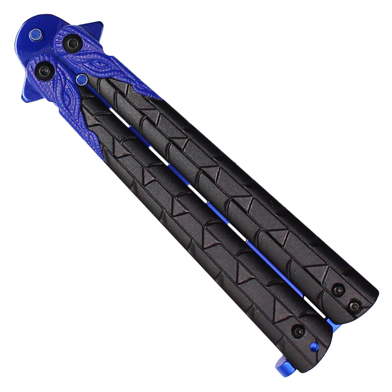 8" Butterfly Trainer – Blue | Safe & Durable Practice Knife