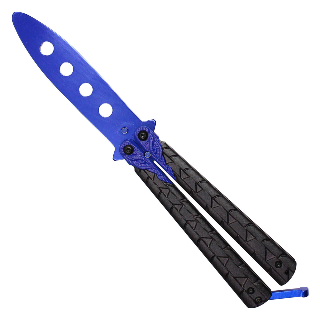8" Butterfly Trainer – Blue | Safe & Durable Practice Knife