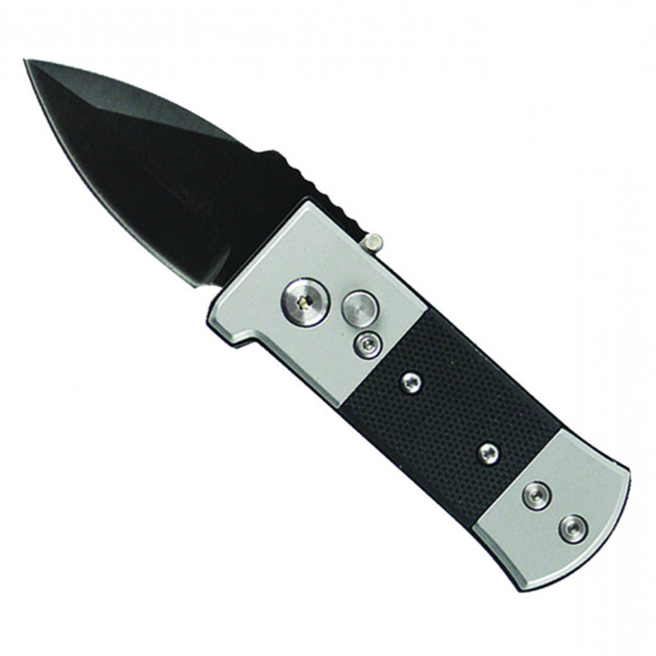 Mini Tactical Knife | Micro Push Button Knife | Knife Plug