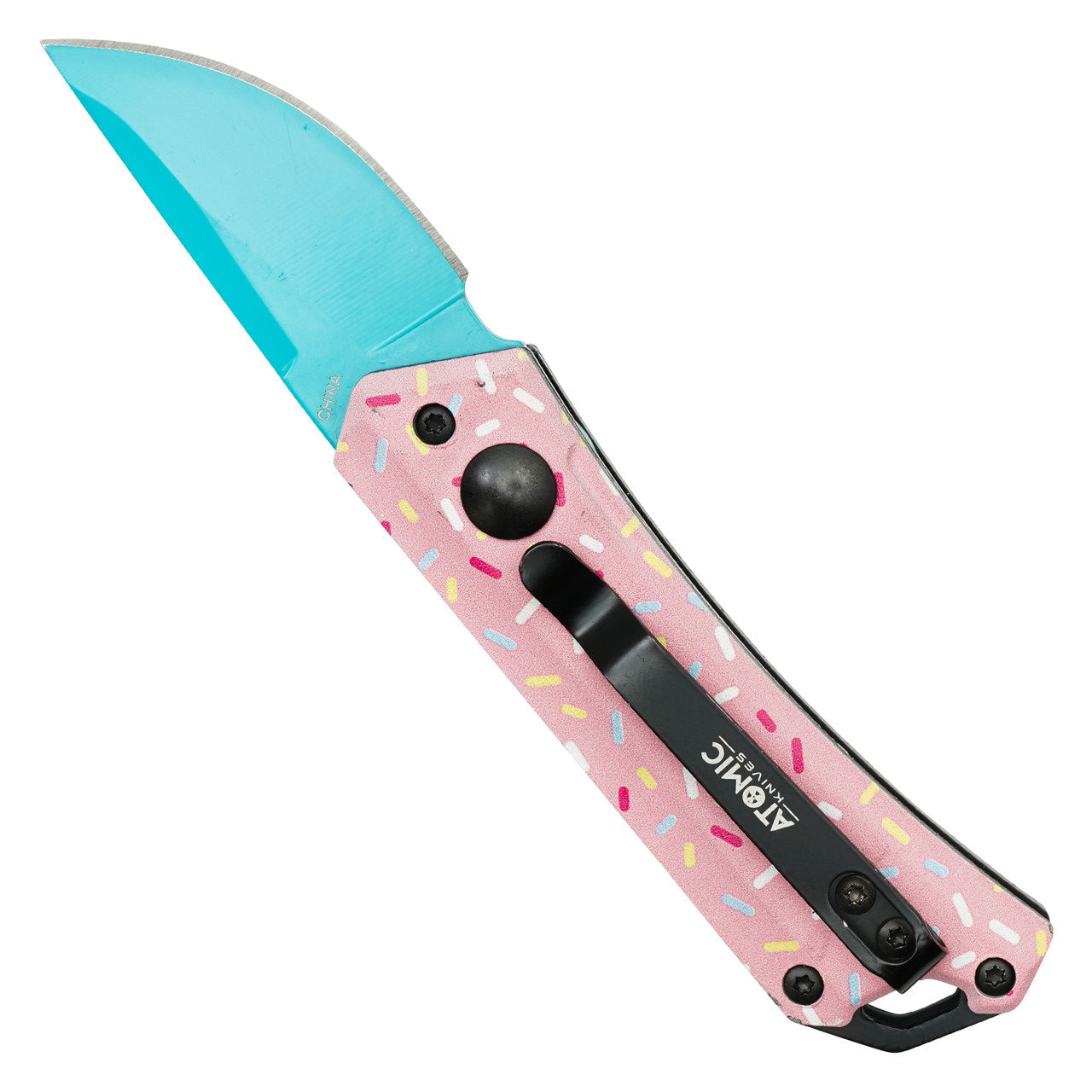 5" Sprinkles Push Button Knife – Fun, Compact & Functional