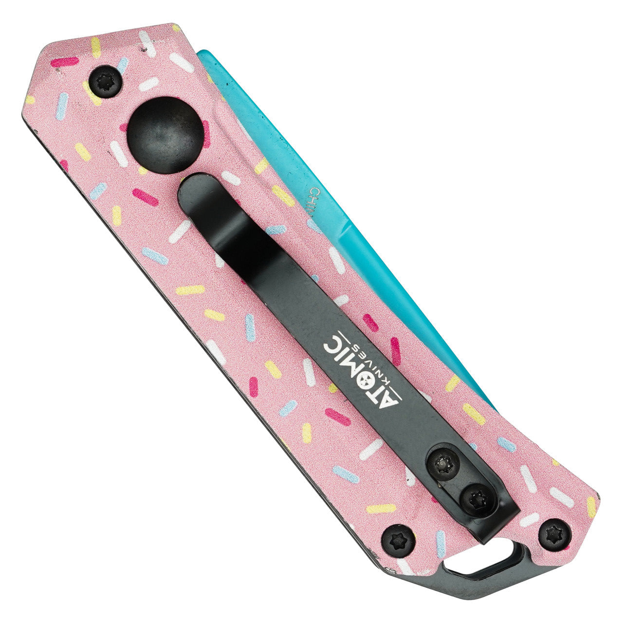 5" Sprinkles Push Button Knife – Fun, Compact & Functional