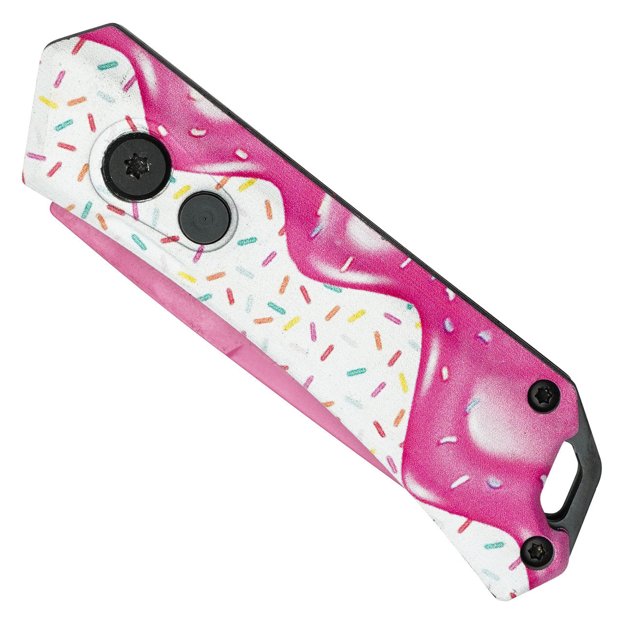 5" Frosted Push Button Knife – Compact, Stylish & Functional