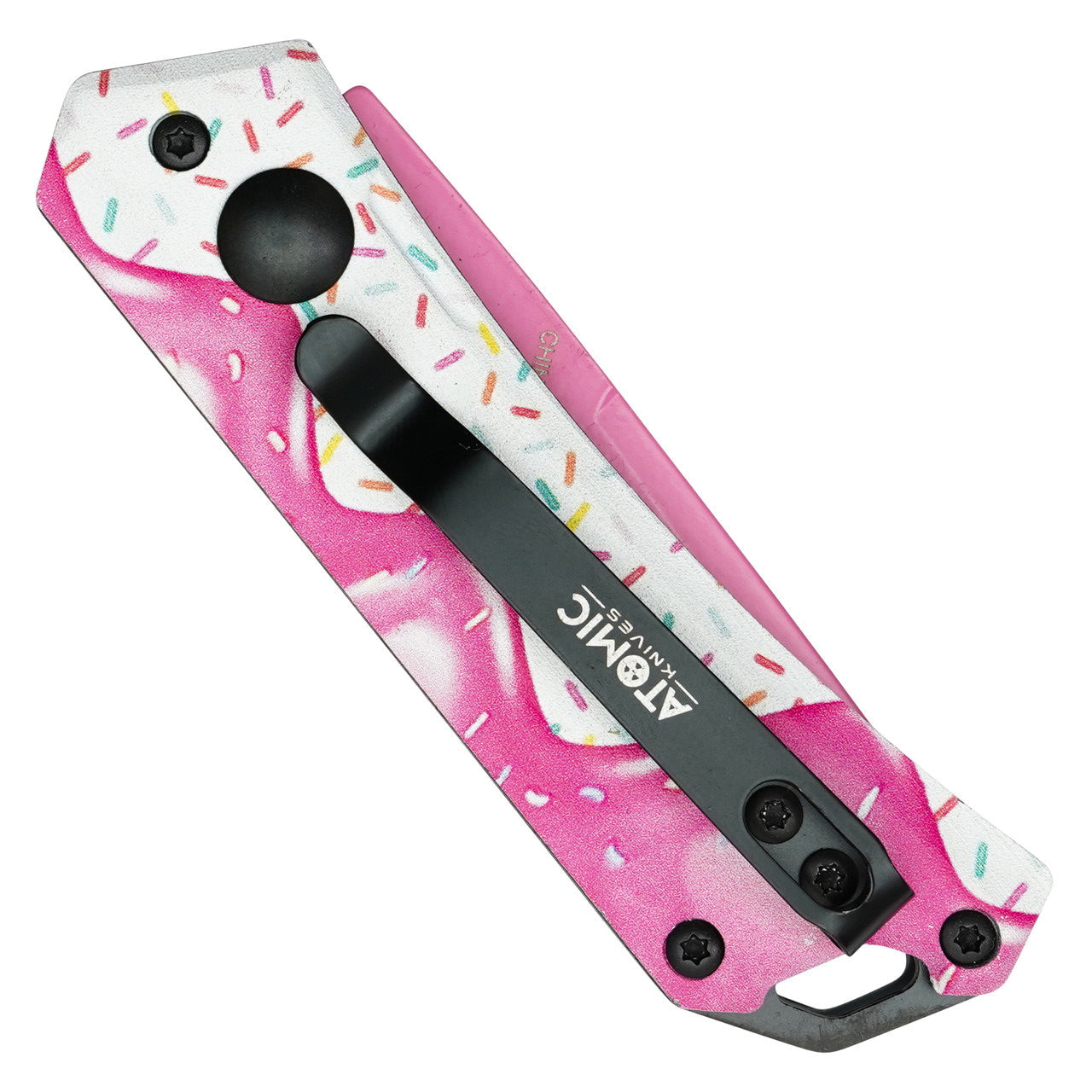 5" Frosted Push Button Knife – Compact, Stylish & Functional