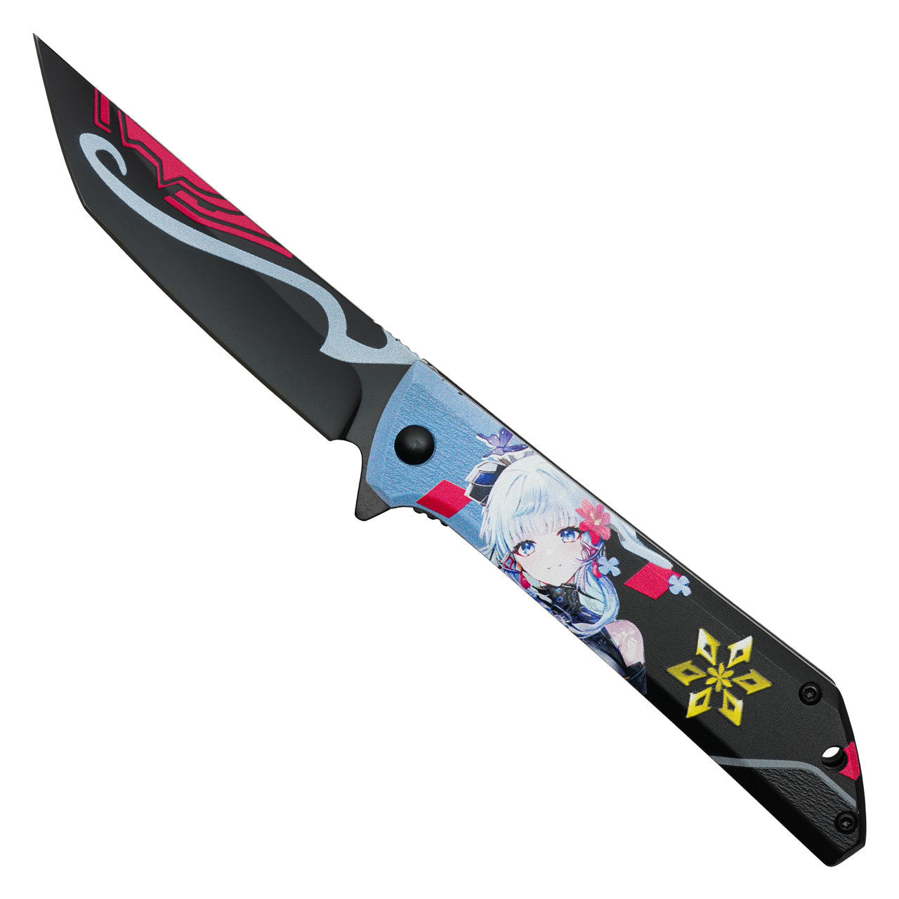 8" Ayaka Impact Pocket Knife – Anime-Inspired Folding Knife