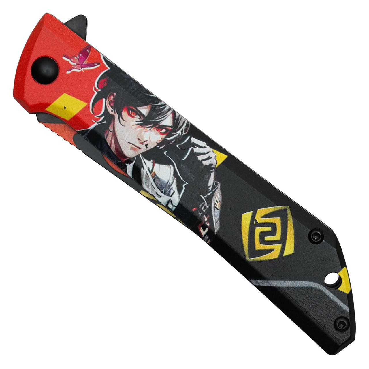 8" Zhongli Pocket Knife – Anime-Inspired Folding Knife