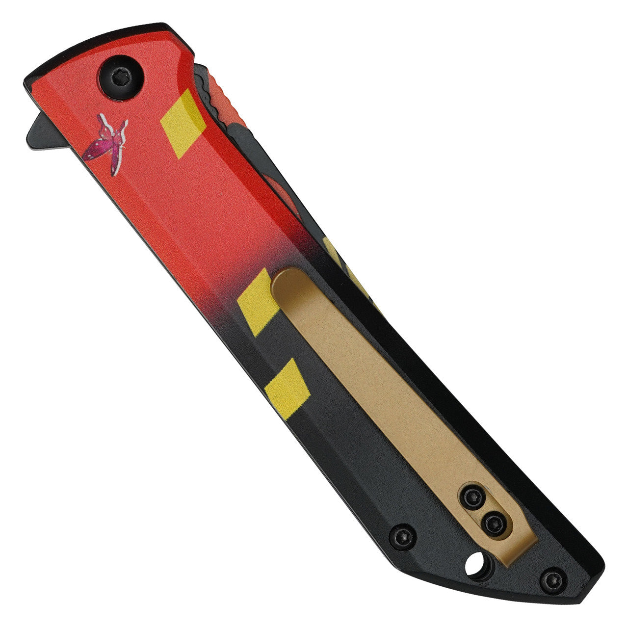 8" Zhongli Pocket Knife – Anime-Inspired Folding Knife