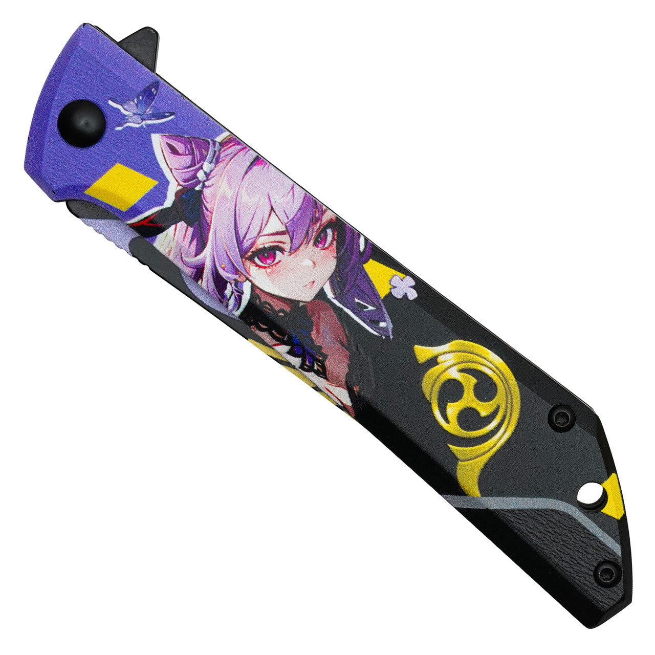8" Keqing Pocket Knife – Anime-Inspired Folding Knife