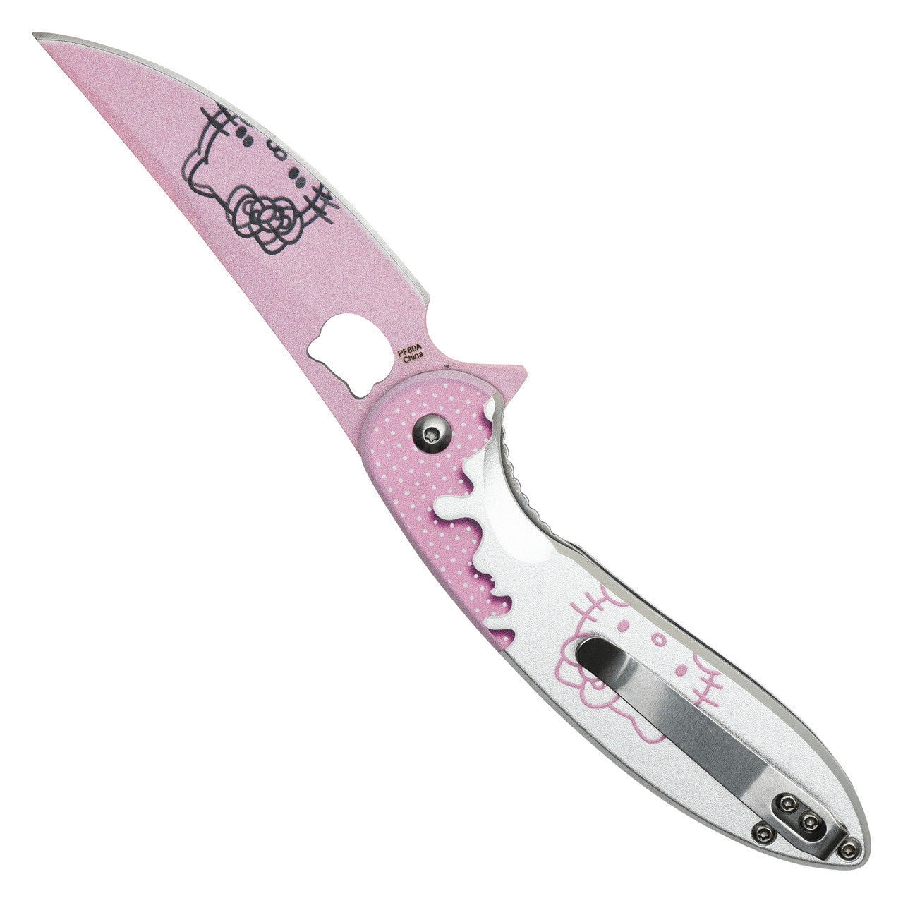 8" Pink Hello Kitty Pocket Knife – Cute & Functional Folding Knife