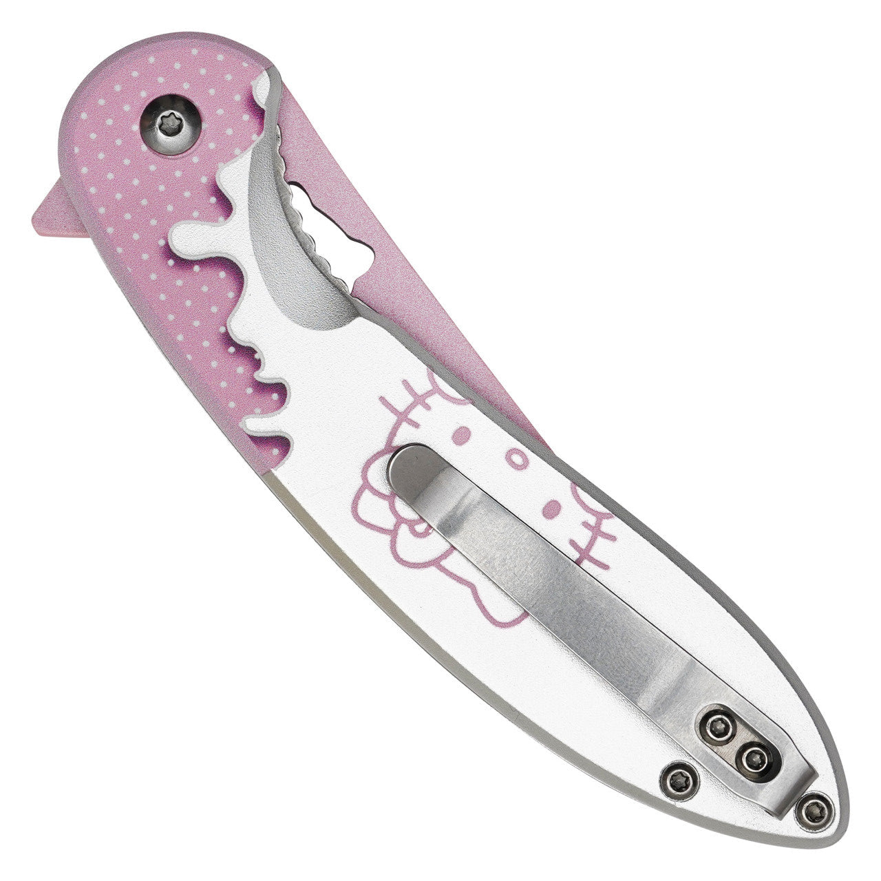 8" Pink Hello Kitty Pocket Knife – Cute & Functional Folding Knife