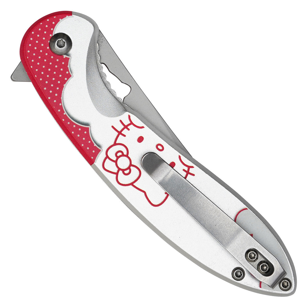 8" Red Hello Kitty Pocket Knife – Stylish & Practical Folding Knife