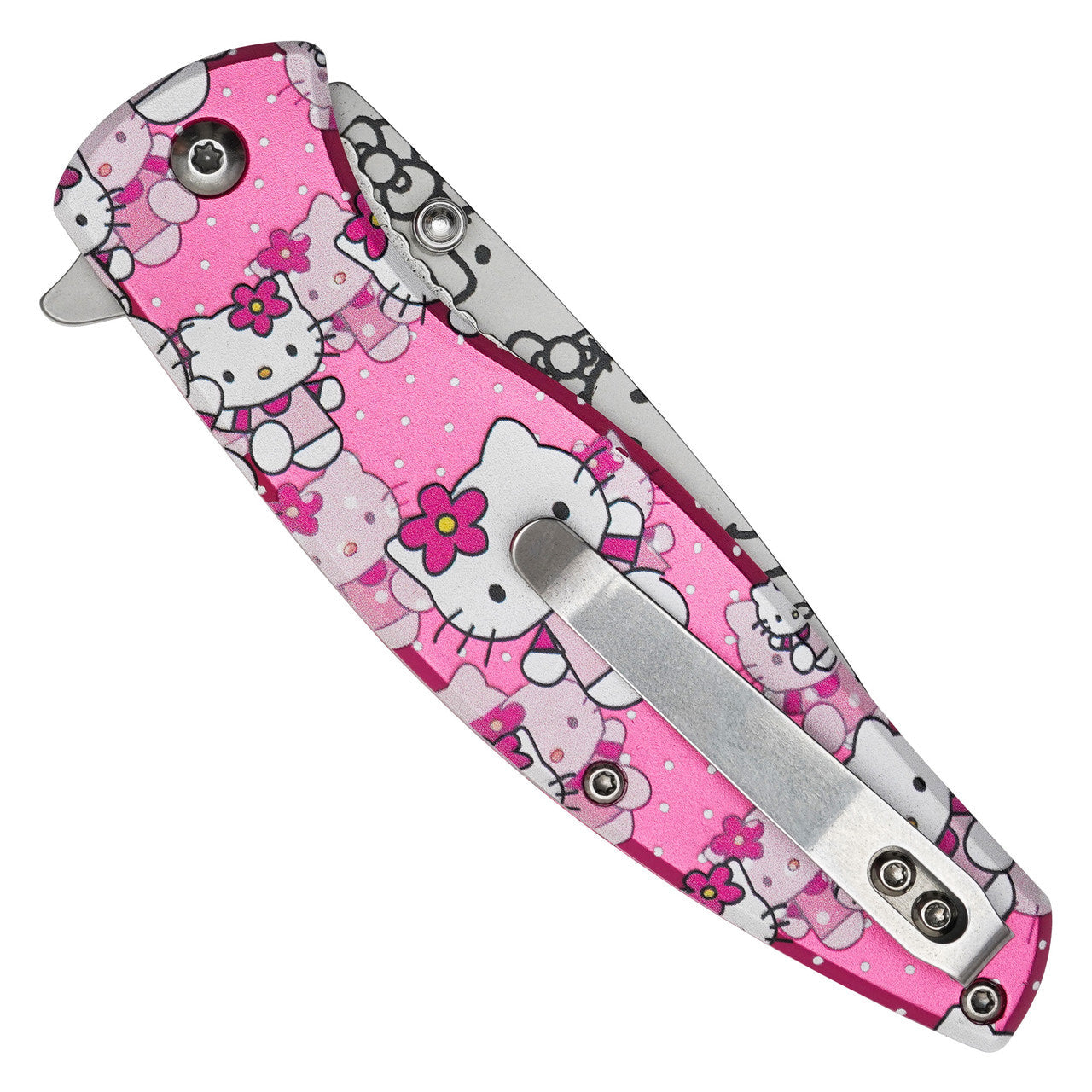 8" Hello Kitty Pocket Knife | Cute Pink Folding Knife