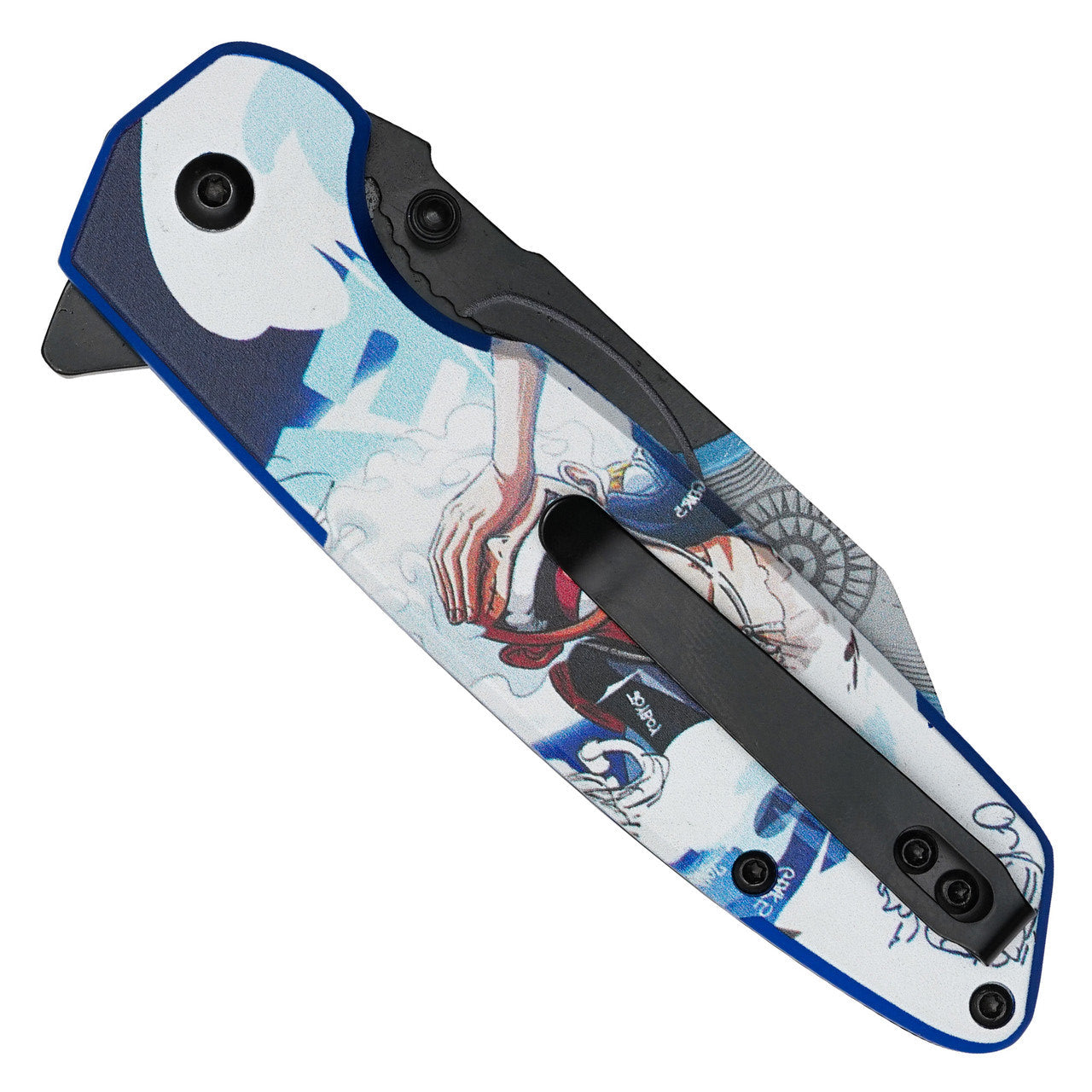8" "Gear 5" Luffy Pocket Knife | One Piece Anime Folding Knife
