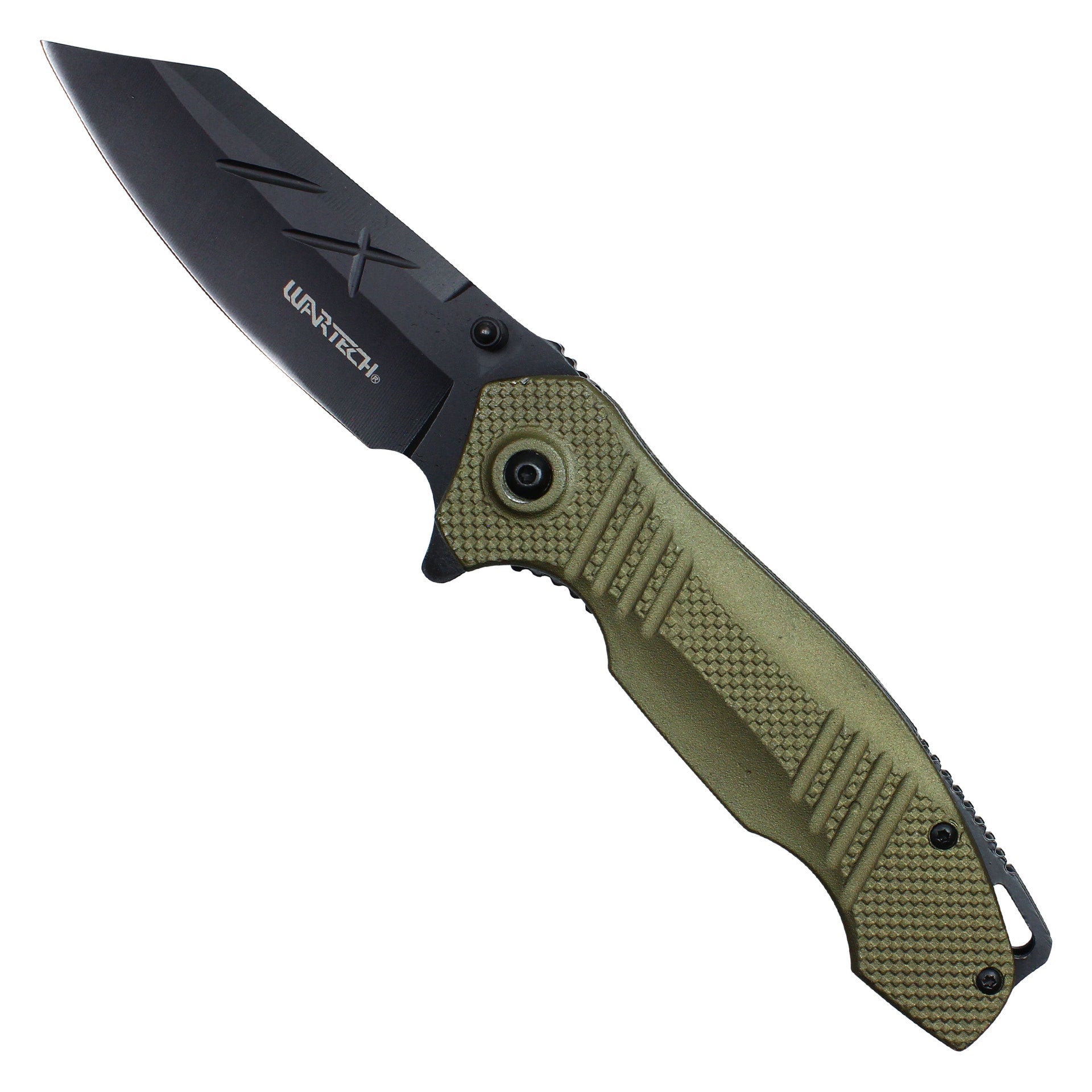 8.25" Tactical Pocket Knife – Rugged Green Edition