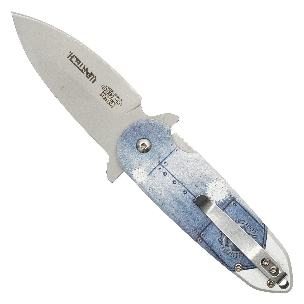 7.25" Bombs Away Pocket Knife – Atomic Bomb Print