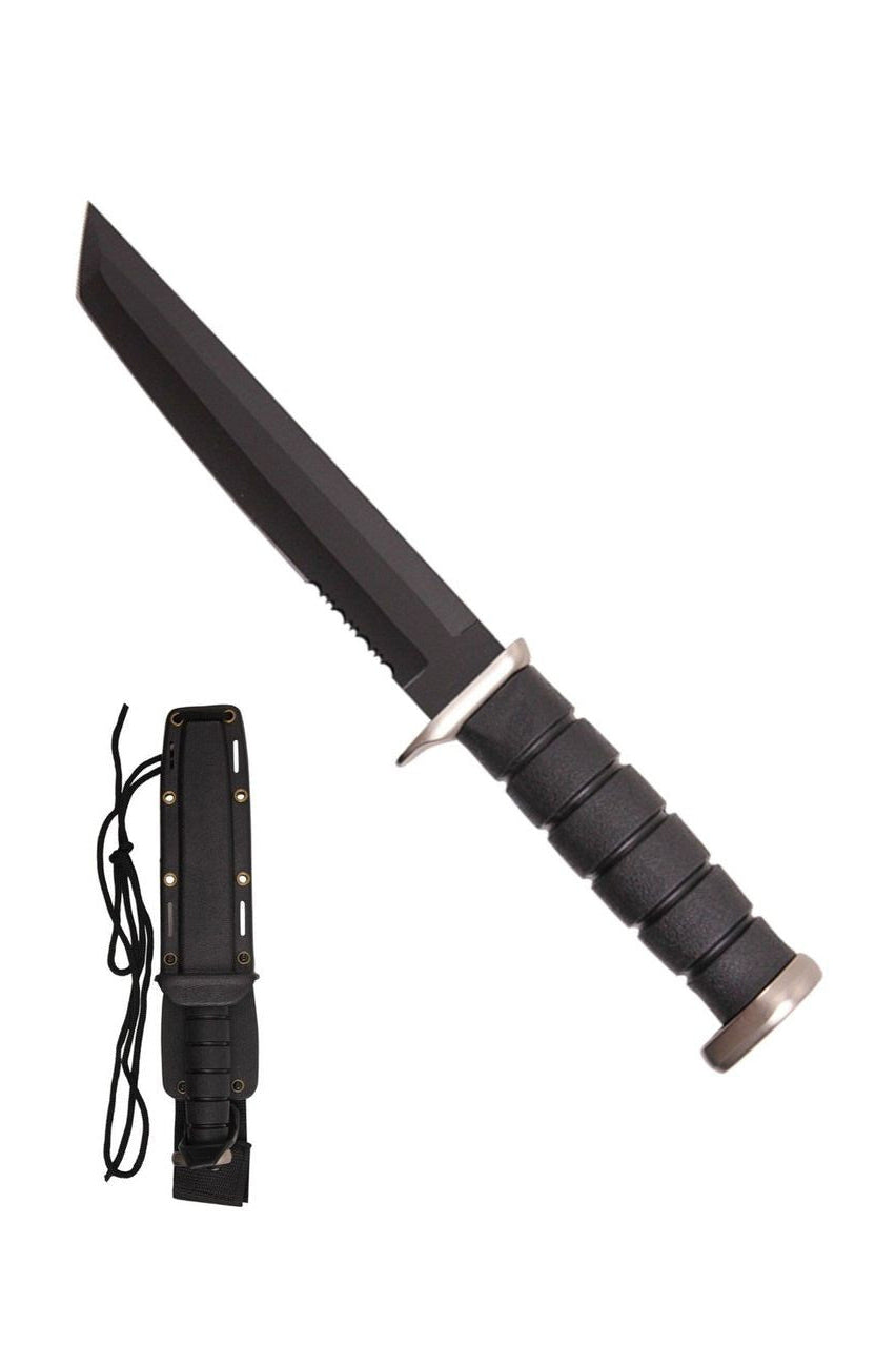 12" Kabar Style Military Marine Tactical Survival Knife with Sheath