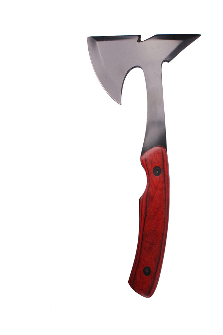 9" Tool Axe with Wood Handle and Sheath