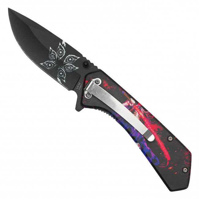 Kokushibo Assisted Opening Pocket Knife β Demon Slayer Inspired