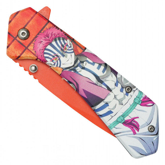 Akaza Variant 2 Assisted Opening Pocket Knife – Demon Slayer Inspired