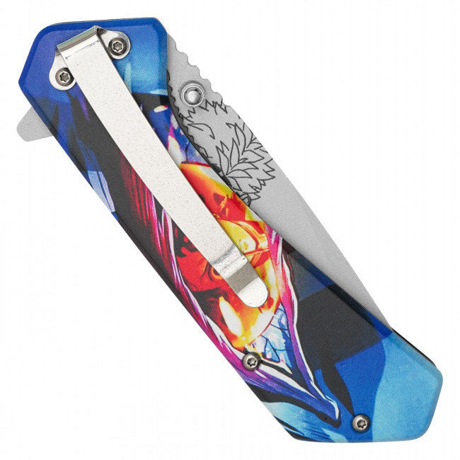 Akaza Variant 1 Assisted Opening Pocket Knife – Demon Slayer Inspired