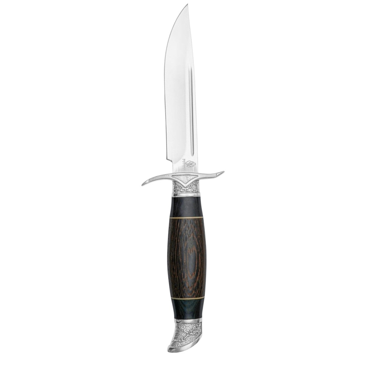 10.5" Brown Wood Hunting Knife – Classic Design & Rugged Durability