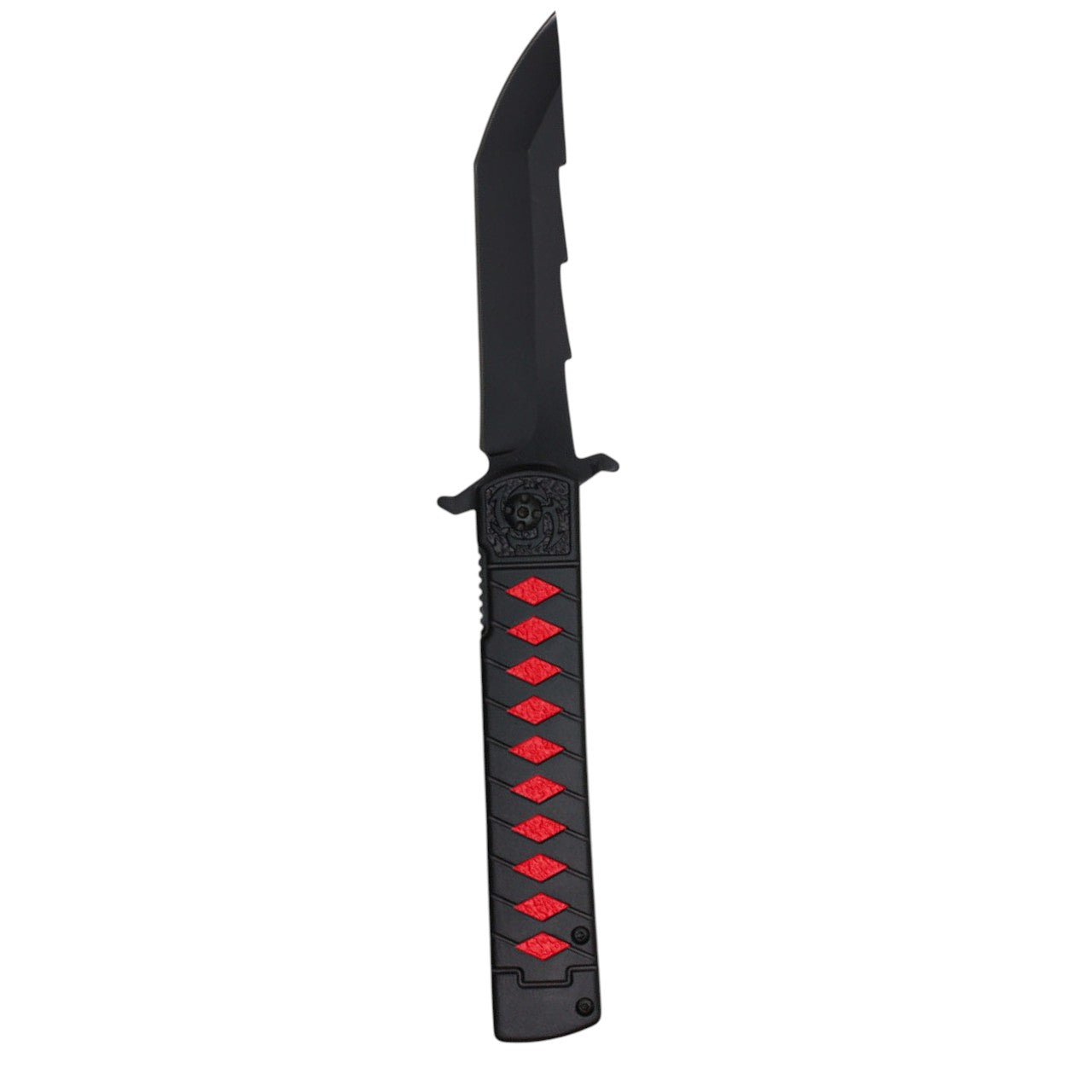 9" Black Ichigo-Inspired Katana Pocket Knife – Version A