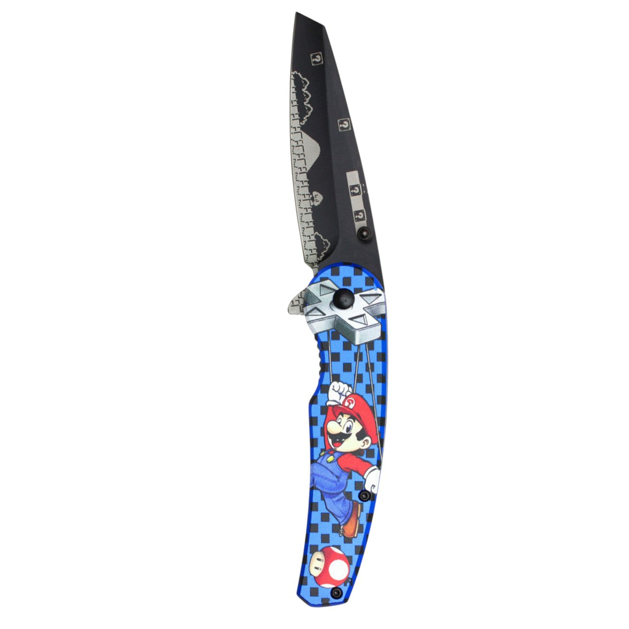 8" Blue Plumber Pocket Knife – Bold & Functional