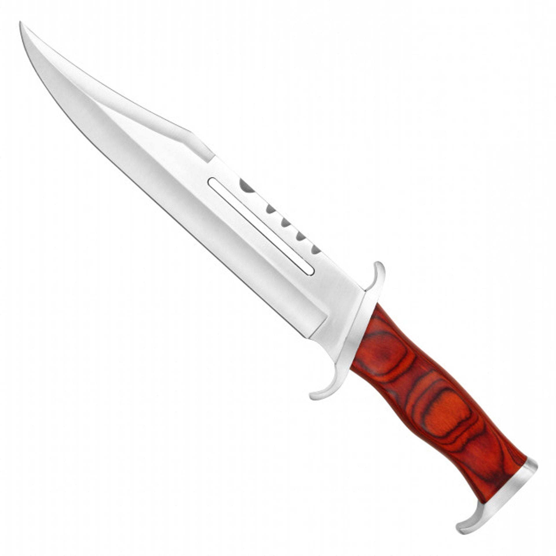 16.5" Stainless Steel Bowie Knife with Rosewood Handle