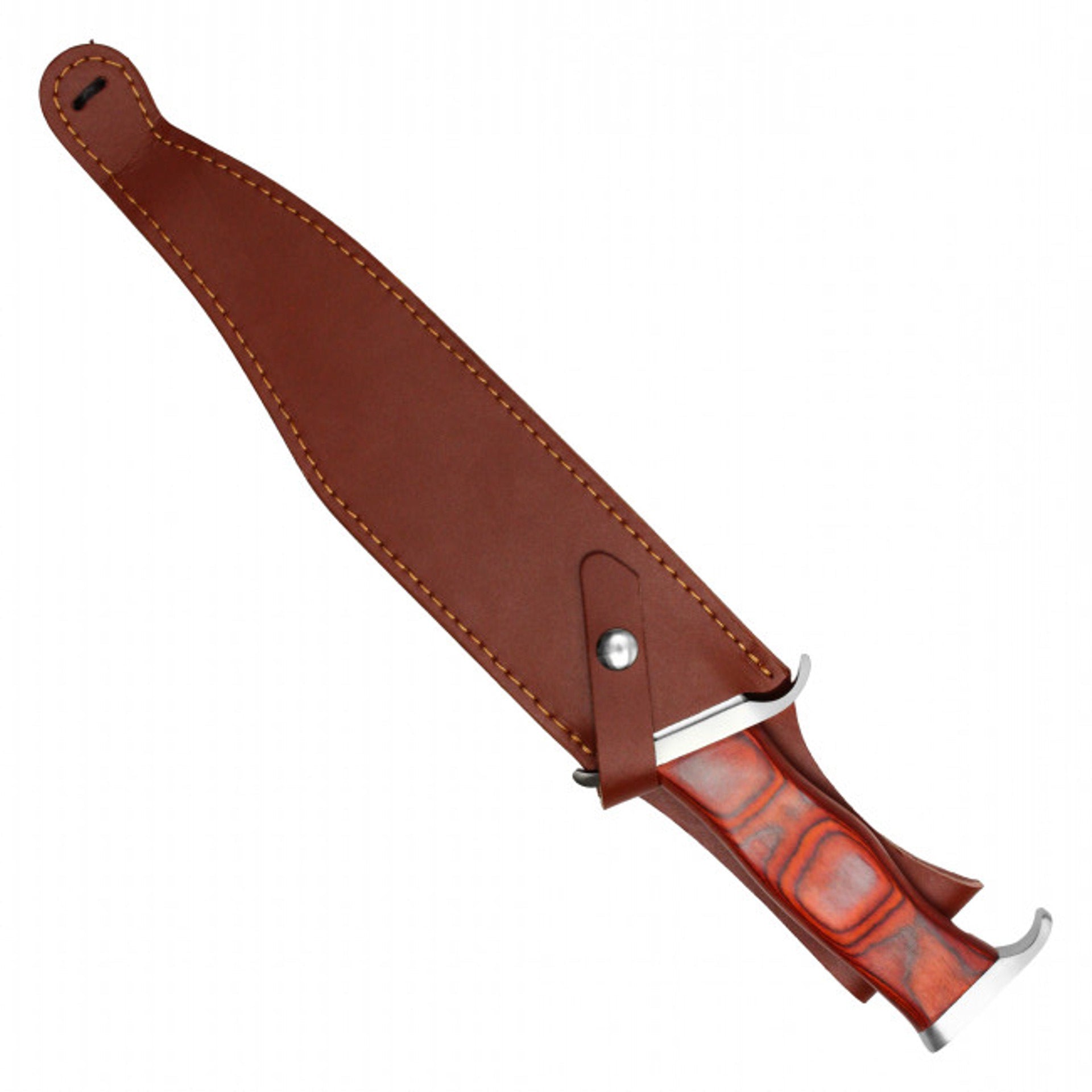 16.5" Stainless Steel Bowie Knife with Rosewood Handle