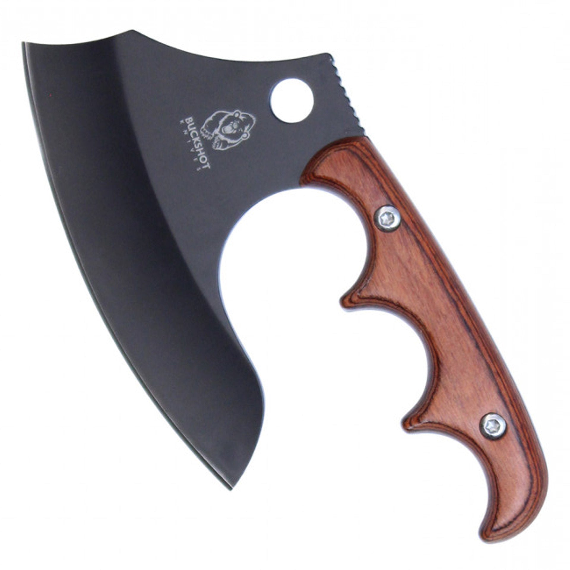 4.75” Compact Fixed Blade Cleaver – Black