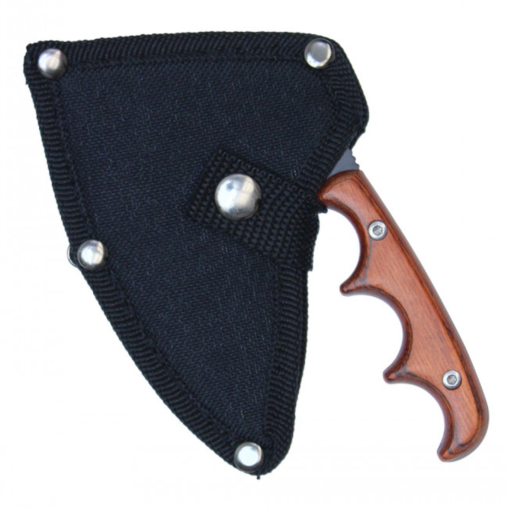 4.75” Compact Fixed Blade Cleaver – Black