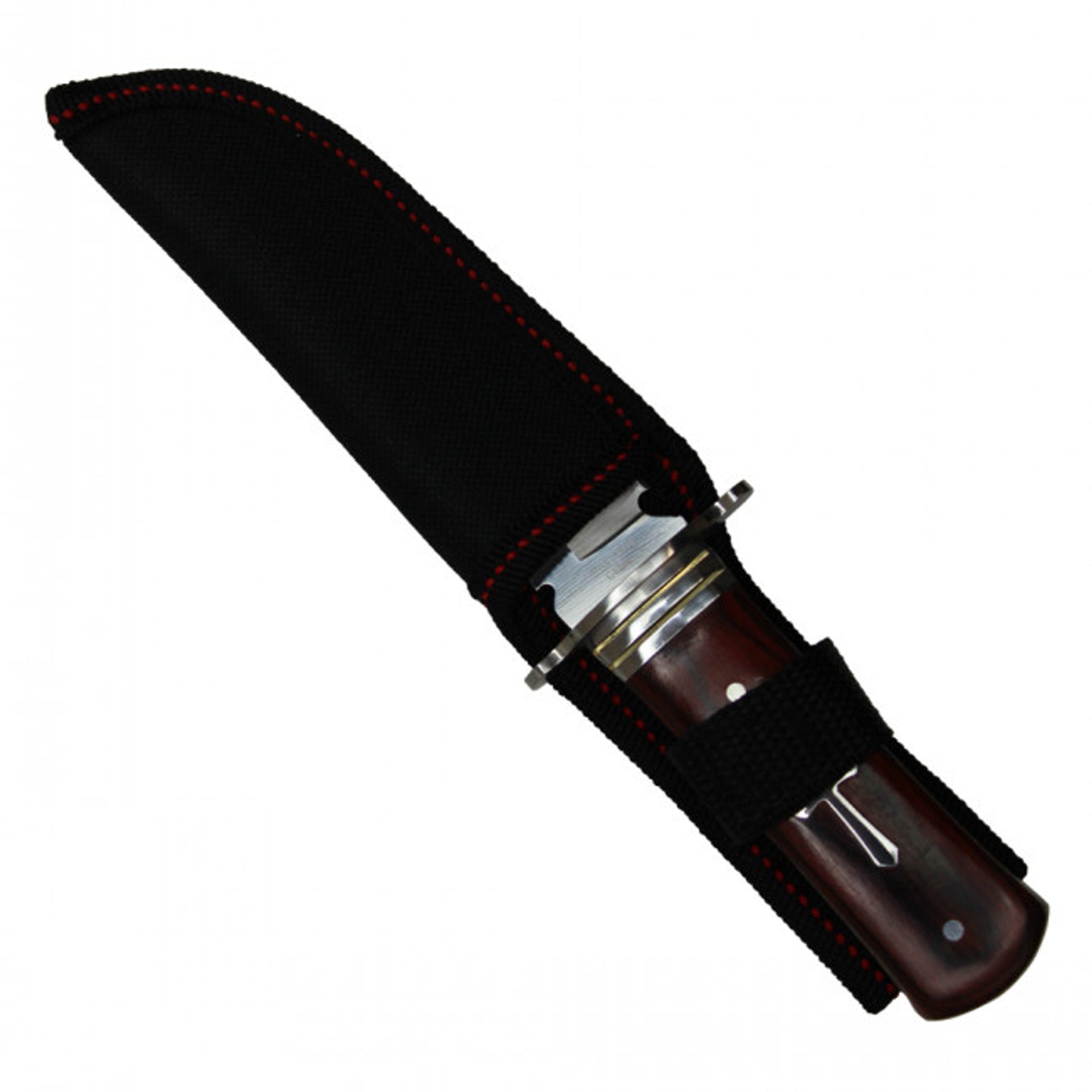 Buckshot Knives HBS16WD Hunting Fixed Blade Knife – Cross Wood Handle