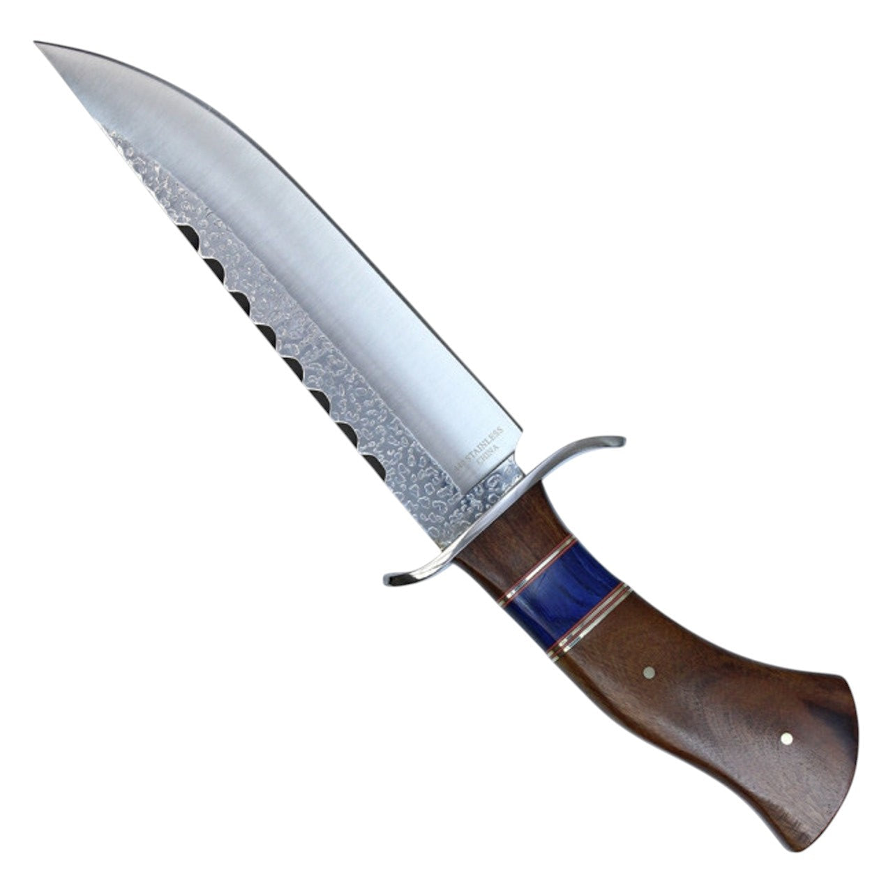 12" Hunting Knife with Wooden Handle – Reliable for Outdoor Adventures