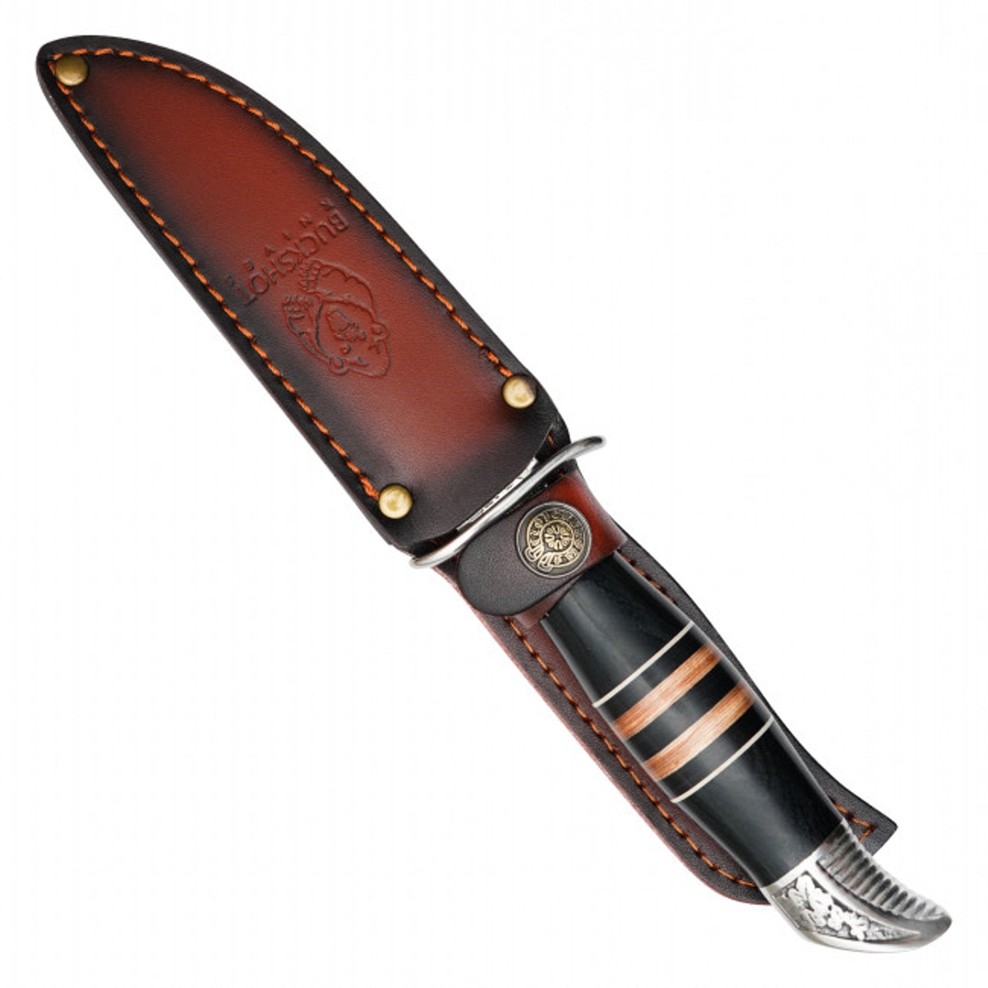 10.5" Embossed Floral Hunting Knife – Elegant Craftsmanship & Rugged Performance