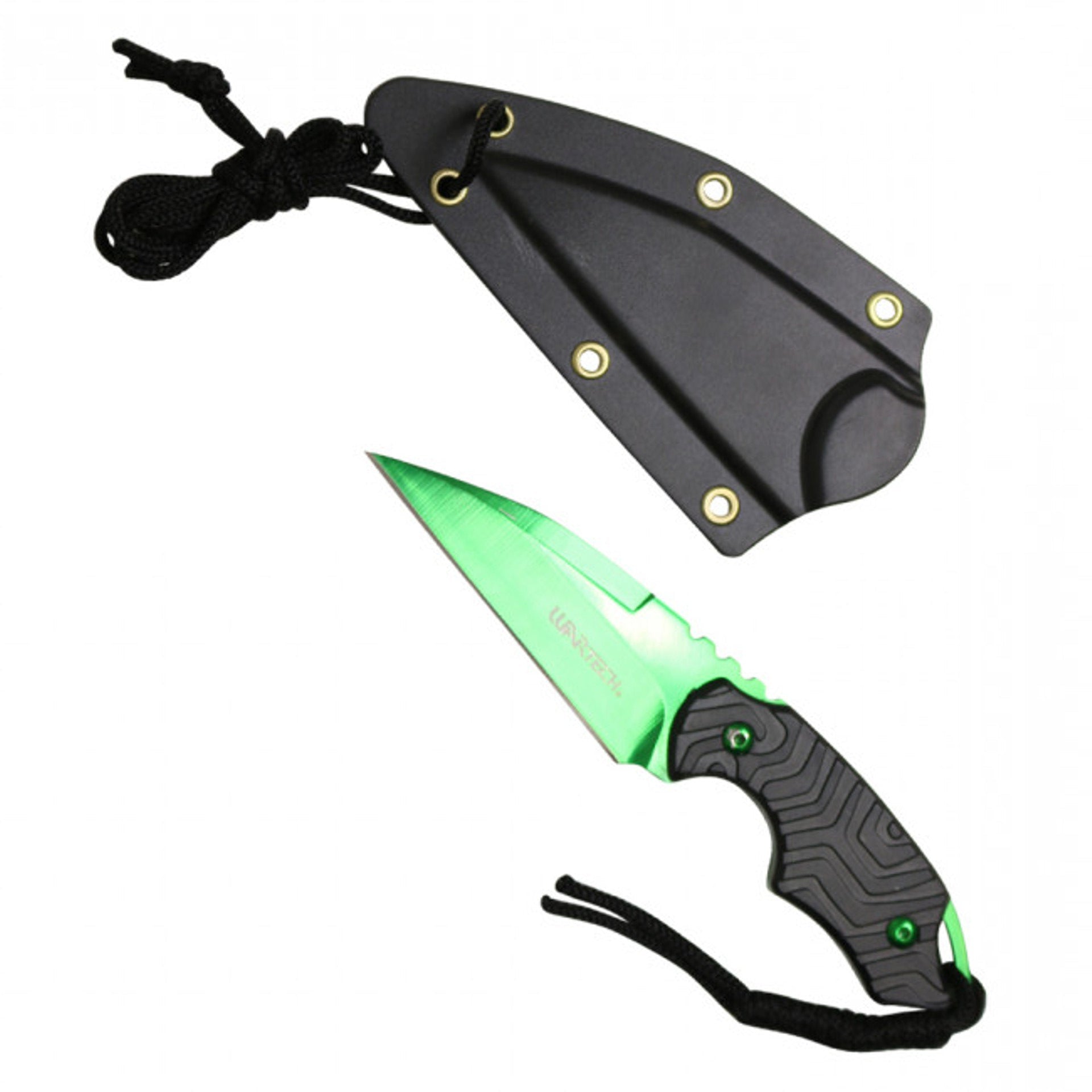 6" Neck Knife - Green